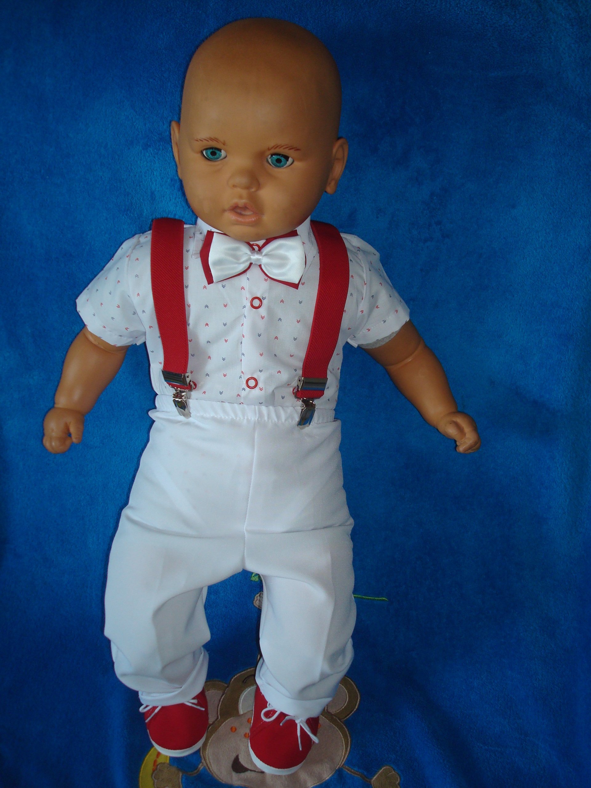 KOSZULO-BODY SPODNIE SZELKI MUSZKA KOSZULA r.74 Materiał dominujący bawełna