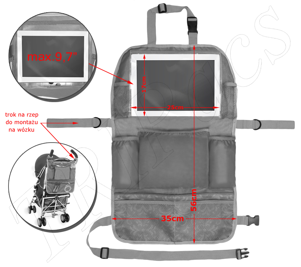 Organizer Samochodowy Na Tablet iPad Star Wars Kod producenta 9513