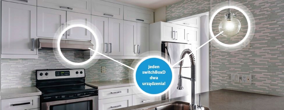 BLEBOX SWITCHBOXD PRZEKAŹNIK 230V WIFI ANDROID IOS Zasilanie sieciowe