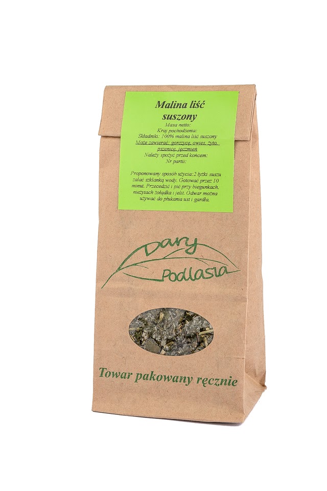

Malina liść maliny Zioła 500g Dary Podlasia