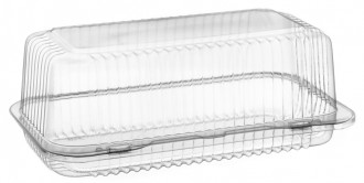 POJEMNIKI PLASTIKOWE NA CIASTO F38 (10) RED PLAST