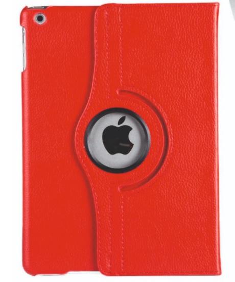 ETUI OBROTOWE APPLE iPad 2 3 4 + FOLIA + RYSIK Materiał skóra ekologiczna