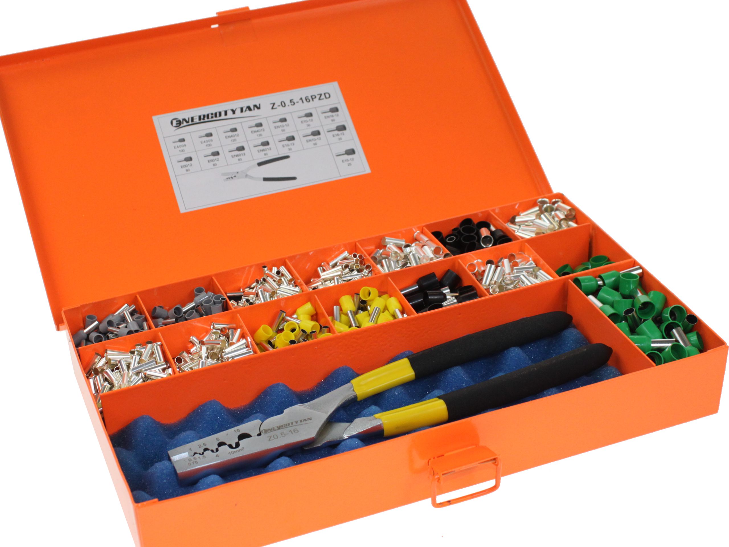 Zaciskarka Do Tulejek Praska Do Kabli Zestaw Walizkowy Energotytan 1005