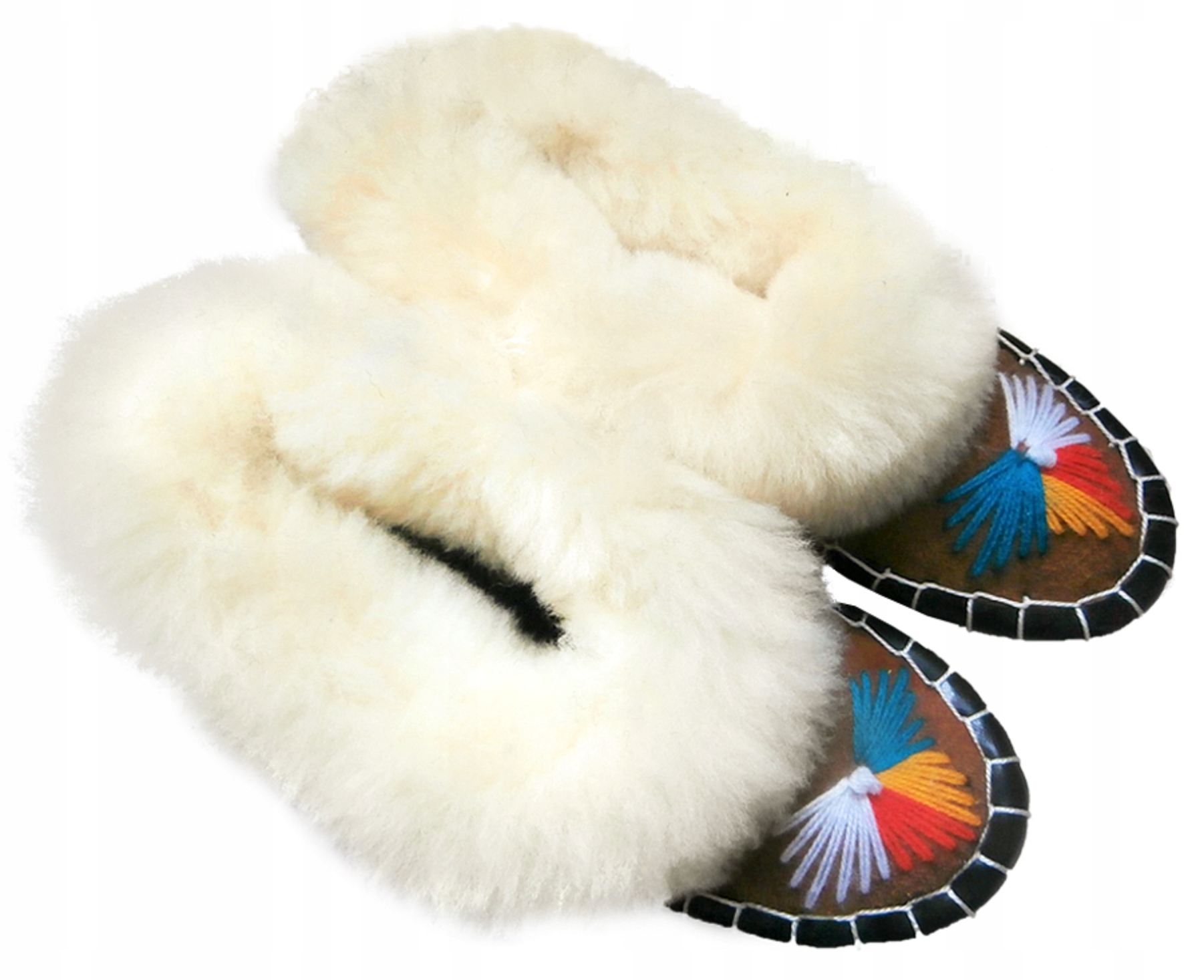 PANTOFLE GÓRALSKIE ZAKOPIANKI KAPCIE SKÓRZANE !! Marka inna