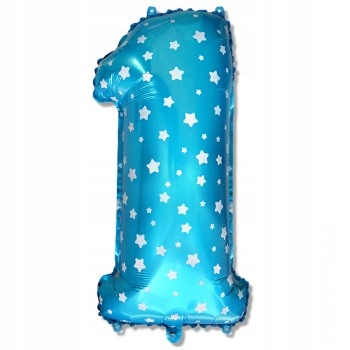 

Balon foliowy foliowe Litery znaki 70cm 1 błękitna