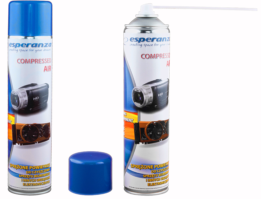 

Sprężone powietrze do czyszczenia komputera 600ml