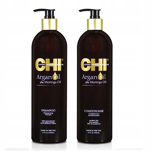 

Chi Argan Oil Zestaw Szampon 739ml Odżywka 739ml