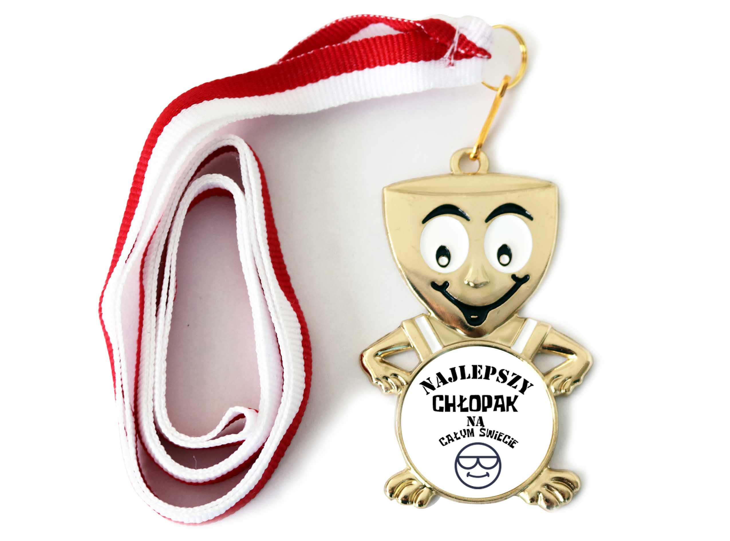 Medal Usmieszek Prezent Dzien Chlopaka Szkola 7533131674 Allegro Pl