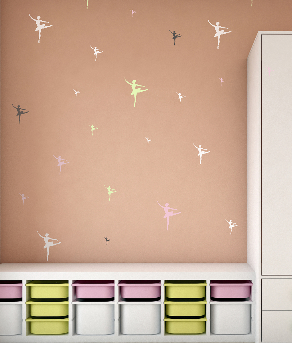 BALETNICA - ZESTAW 5 SZT - szablony wielorazowe Marka Stencils