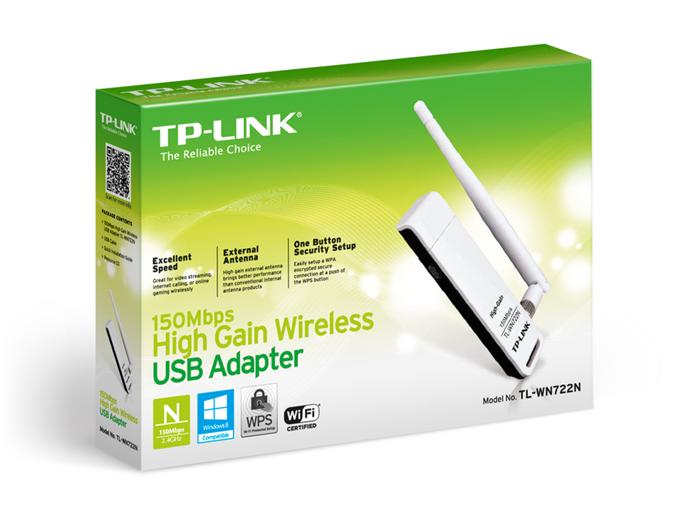 KARTA SIECIOWA WIFI TP-LINK WN722N N150 USB Producent TP-Link