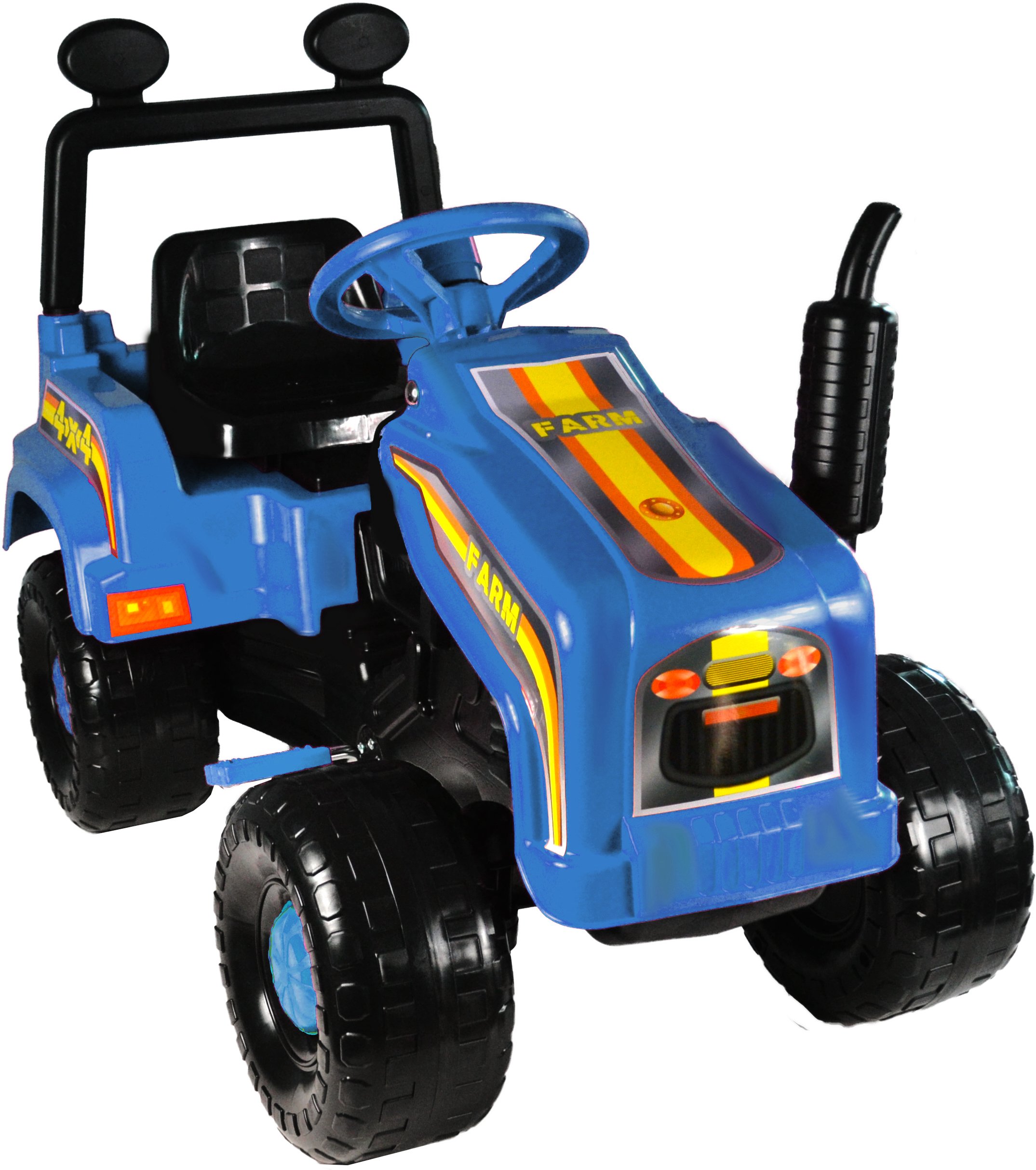 OGROMNY TRAKTOR NA PEDAY Z PRZYCZEPK + KASK Marka BJ