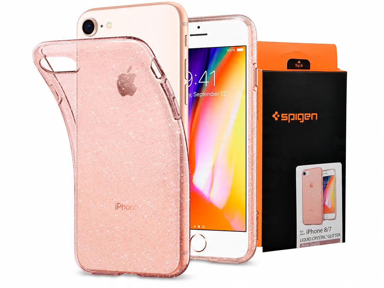 

Etui do iPhone 8/7, Spigen Liquid Glitter, case