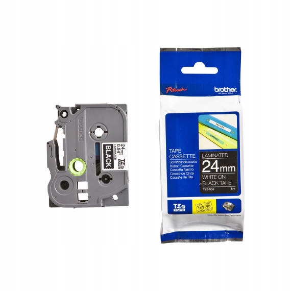 

Taśma Brother TZE-355 24mm Wh/BK D600VP E550WSP