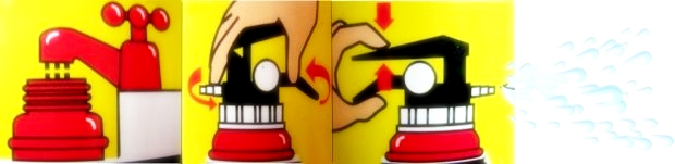 STRAŻAK SAM KASK STRAŻACKI HEŁM STRAŻAKA GAŚNICA Motyw Straż Pożarna