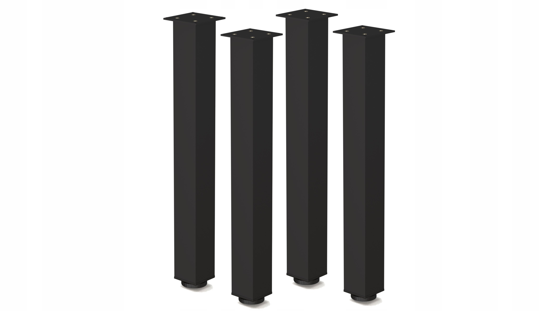 

4 X Noga Do Stołu Blatu H 820 MM Regulowana Czarna