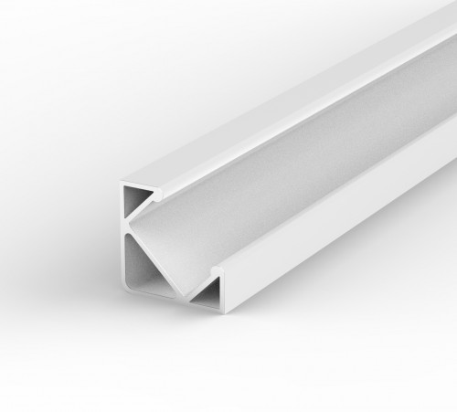 PROFIL Aluminiowy LED NAROŻNY KĄTOWY DO Taśm LED BIAŁY 2 METRY PREMIUM Typ profil do LED