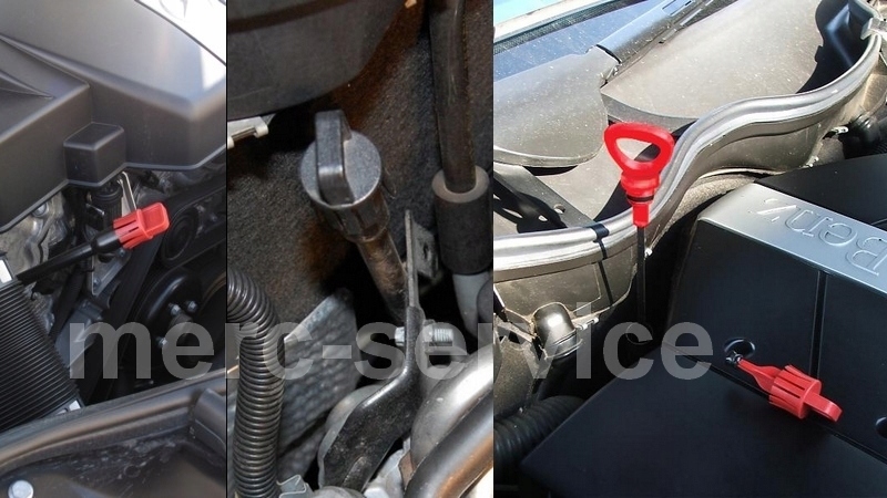 Bagnet miarka poziomu oleju silnika serwisowa Mercedes + instrukcja pomiaru Producent części Autotax