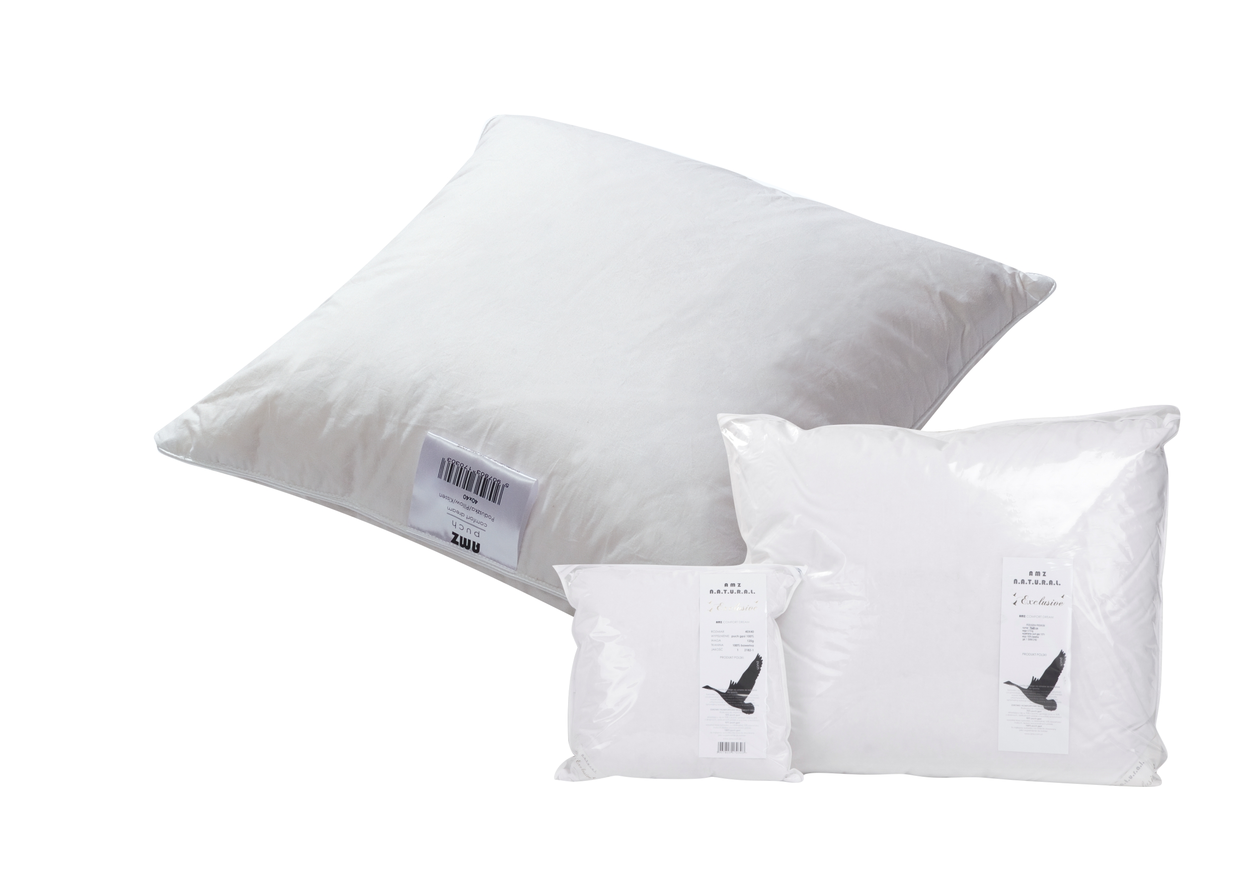 

Poduszka Amz Royal puch gęsi 100% 40x40 bawełna