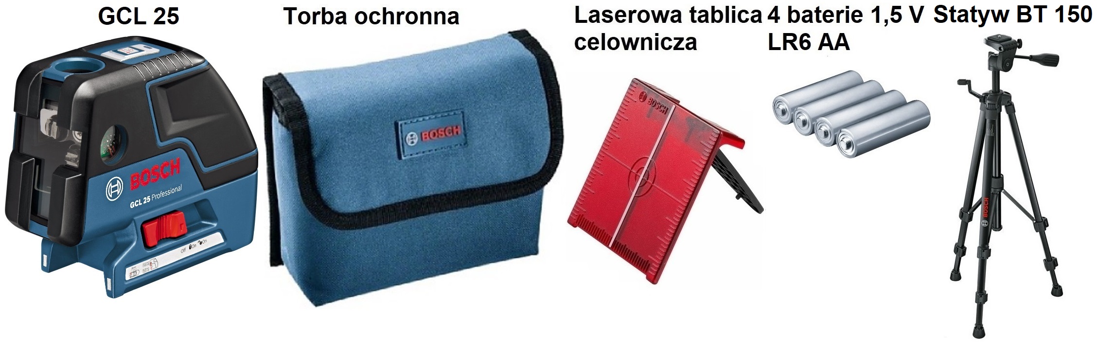 BOSCH GCL 25 Professional LASER WIELOFUNKCYJNY Model GCL 25 Professional