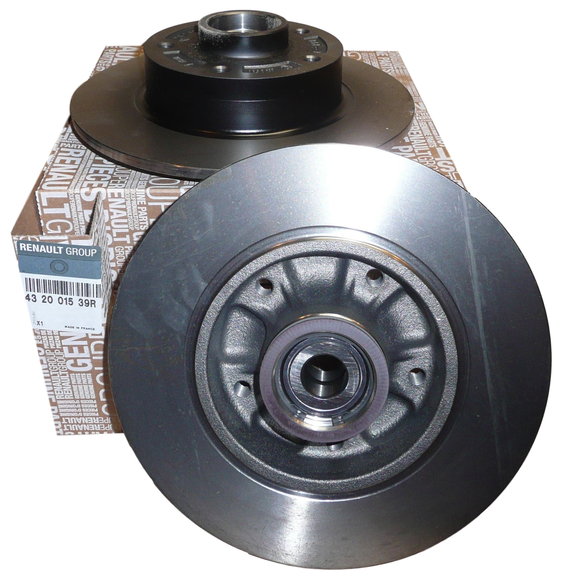 432007595R - ЗАДНИЕ ТОРМОЗНЫЕ ДИСКИ + КОЛОДКИ RENAULT FLUENCE ORG