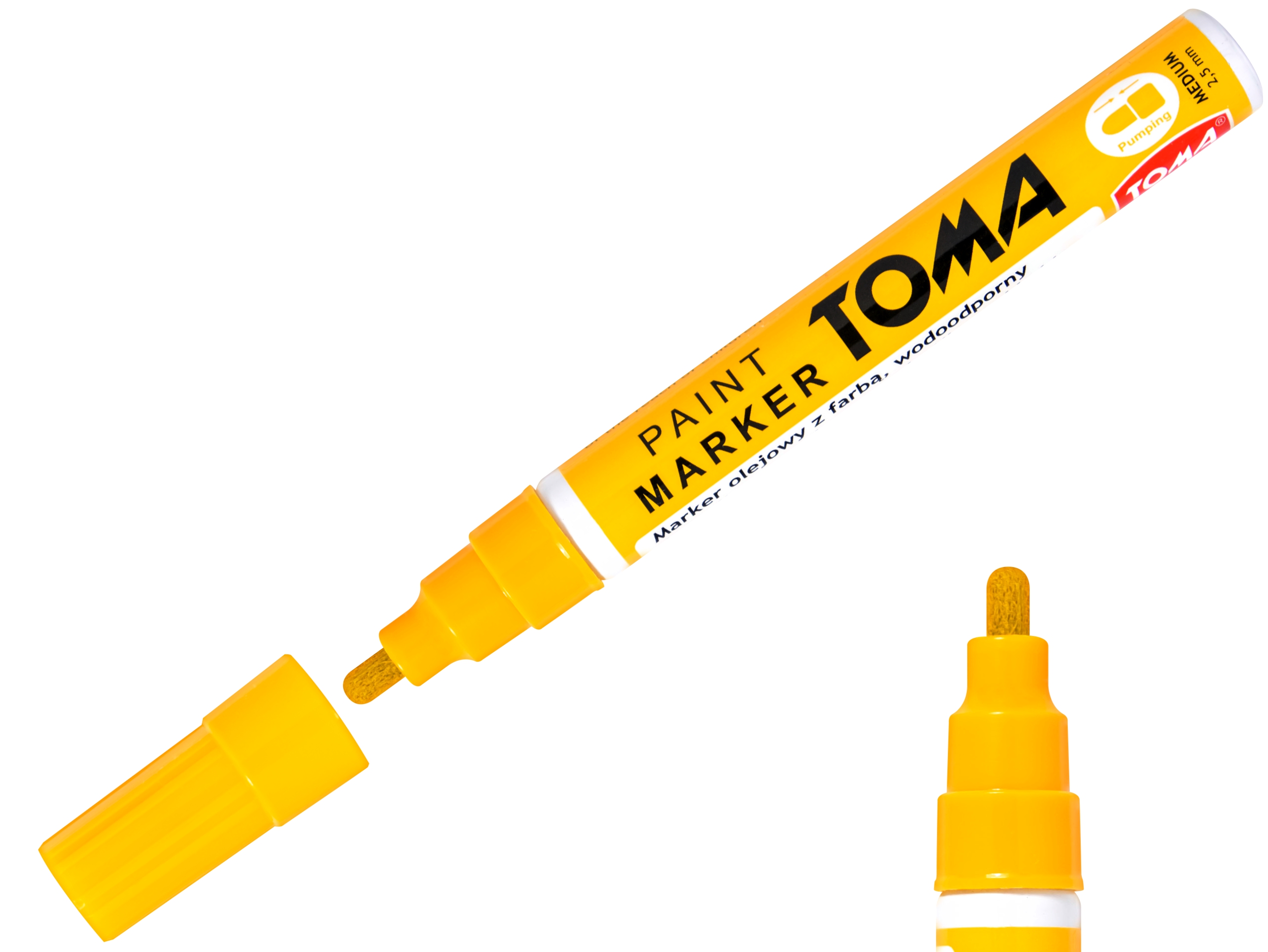 

Marker olejowy olejny Toma TO-440 2,5mm żółty