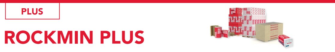 WEŁNA ROCKWOOL ROCKMIN PLUS 10cm Szerokość 0.61 m