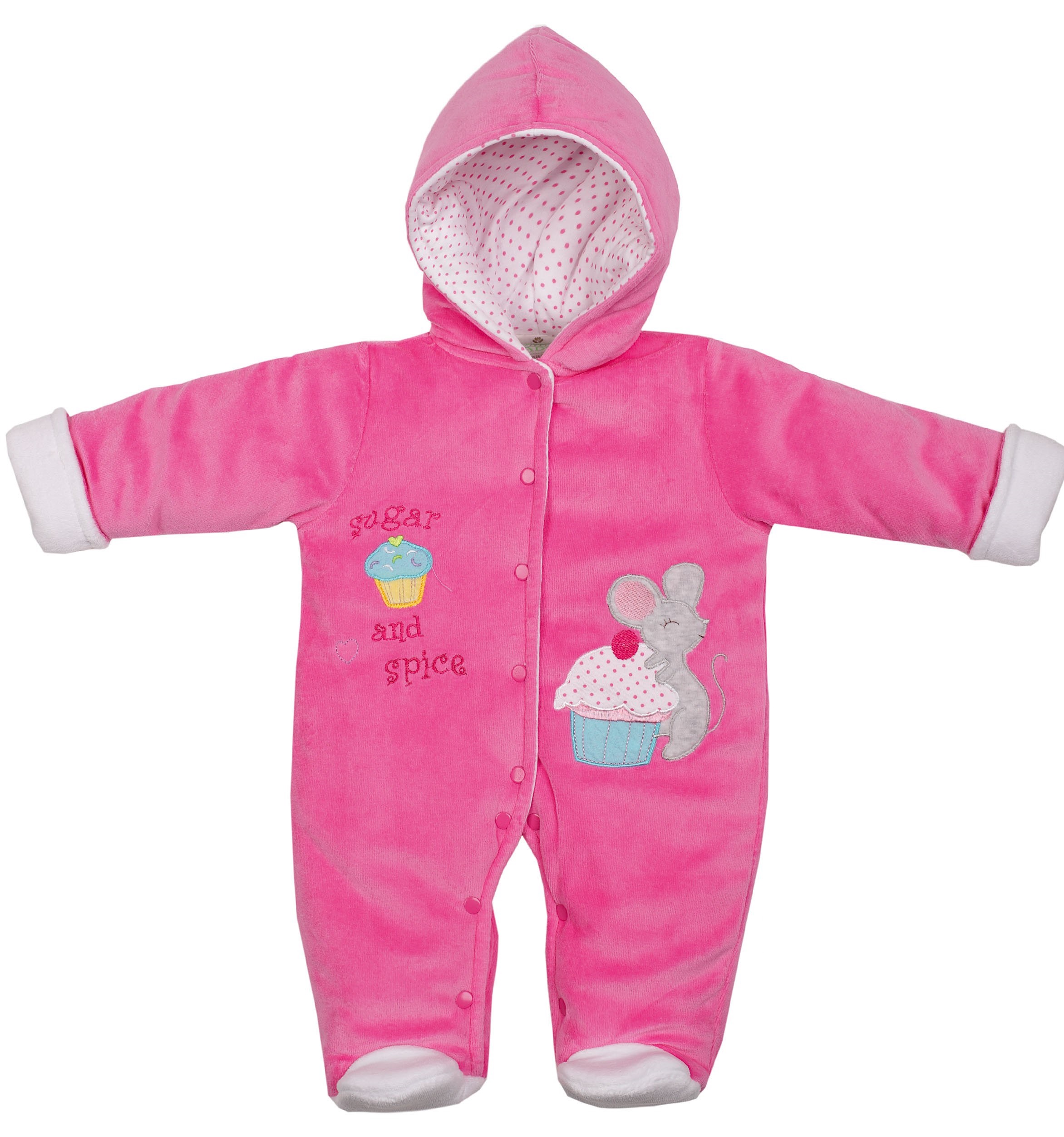 PAJAC NIEMOWLĘCY WELURKOWY 68-74 CM (6-9M) Rozmiar 68