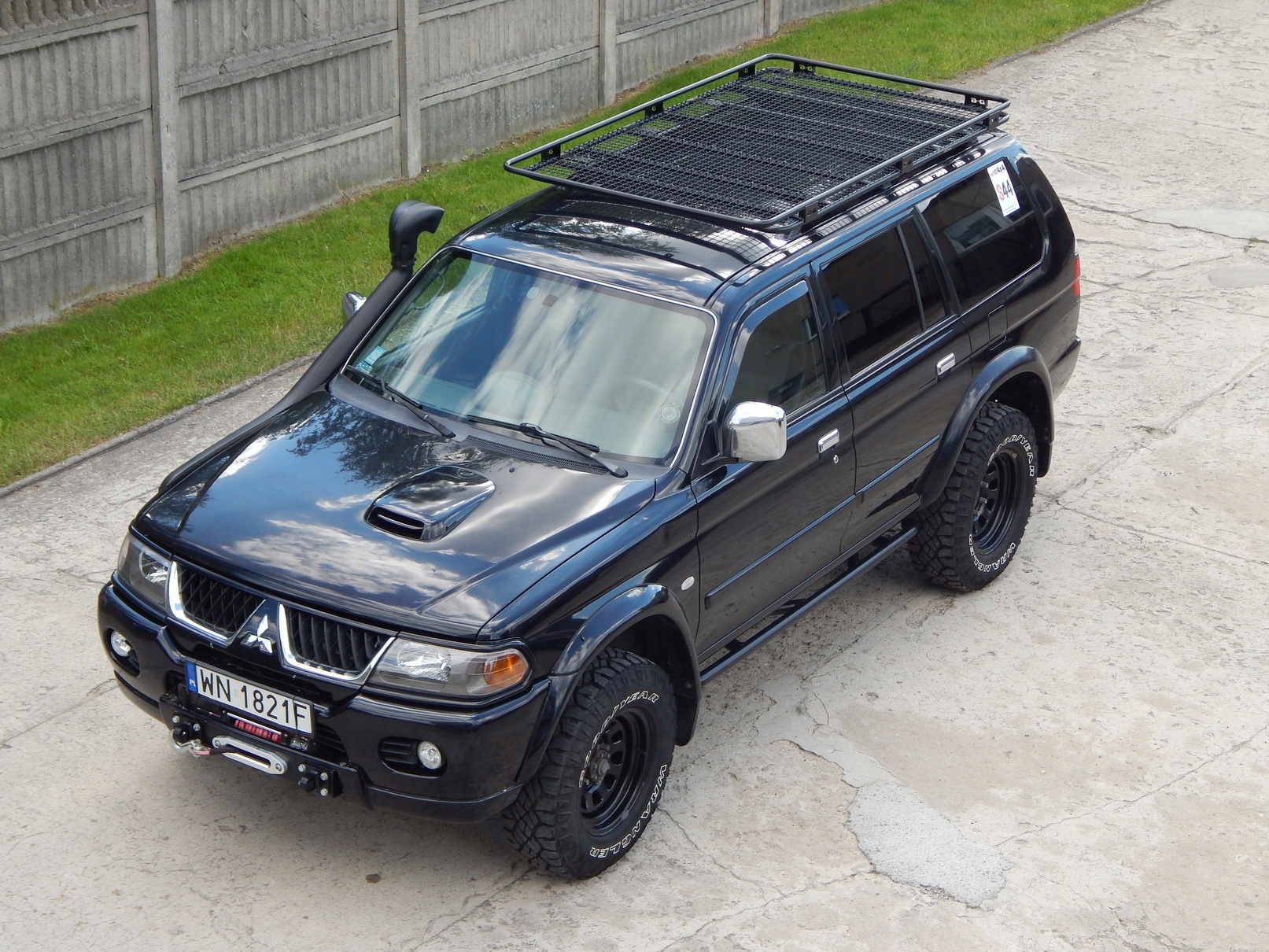 багажник на крышу mitsubishi pajero спорт 1 с siatk купить по цене 82149  руб. Z2127611 - iZAP24