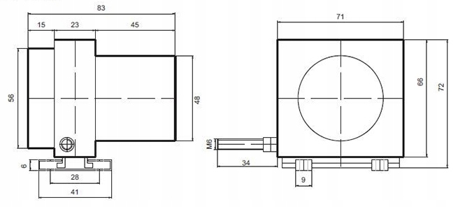 ENKODER POTENCJOMETR LINKOWY WRP-S 500 mm Waga produktu z opakowaniem jednostkowym 1 kg