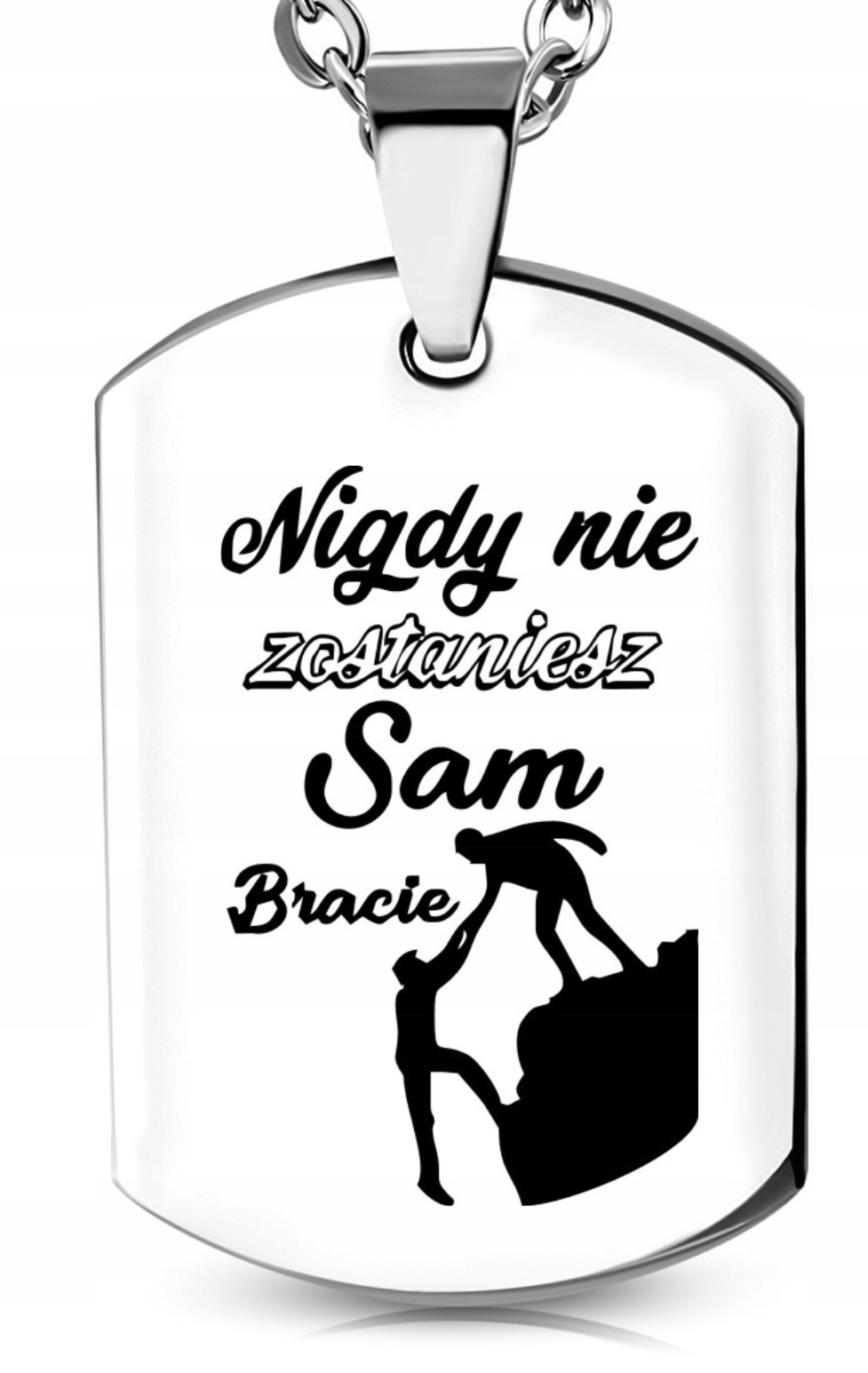 

Nieśmiertelnik Zawieszka dla Brata Przyjaciela