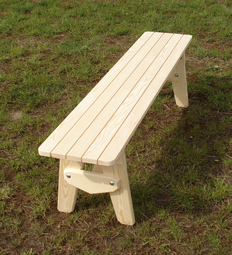 ŁAWKA SKŁADANA OGRODOWA DREWNIANA DŁUGOŚĆ 120 CM Linia RELAX