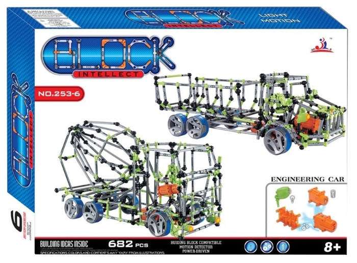 

Intellect Block klocki konstrukcyjne XXL 682 elem.
