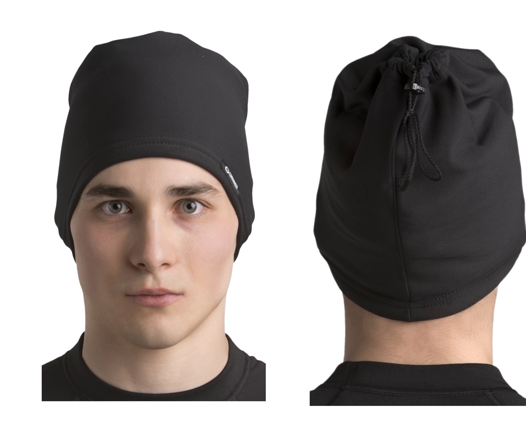 KOMIN OCIEPLACZ na SZYJĘ MĘSKI termoaktywny czarny r. L/XL sportowy Długość 25 cm