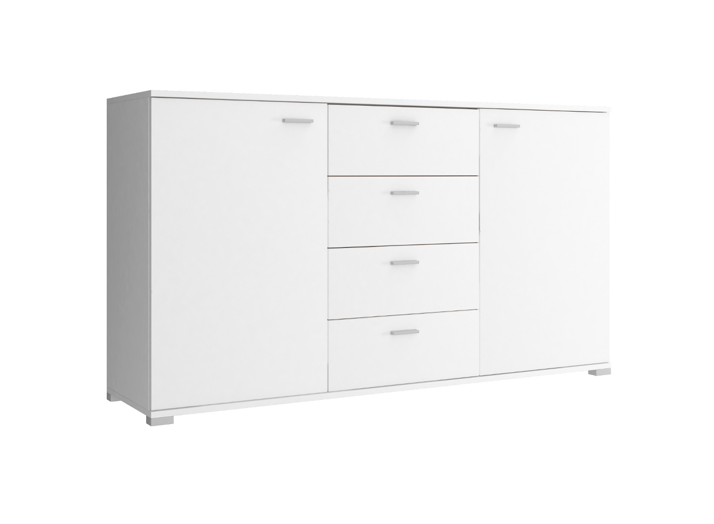 Komoda Szafka Grafit 150cm Pojemna 4 Szuflady Marka Multi Meble