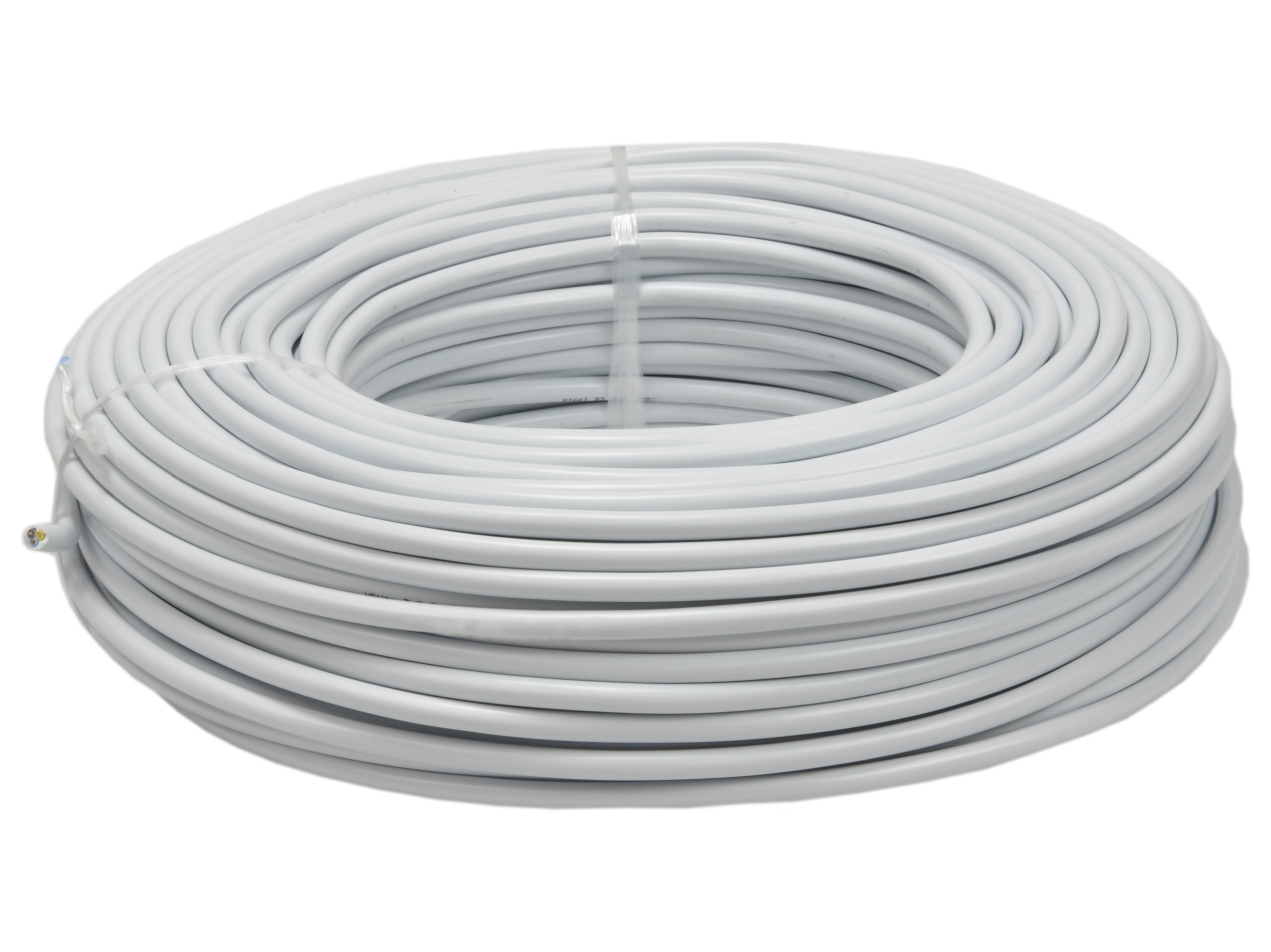 

Przewód kabel prądowy linka Owy 4x1,5 biały 50m