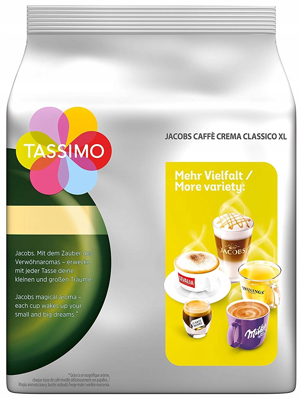  kapsułki TASSIMO Jacobs Кава Crema Classico XL 16 Бренд Tassimo 