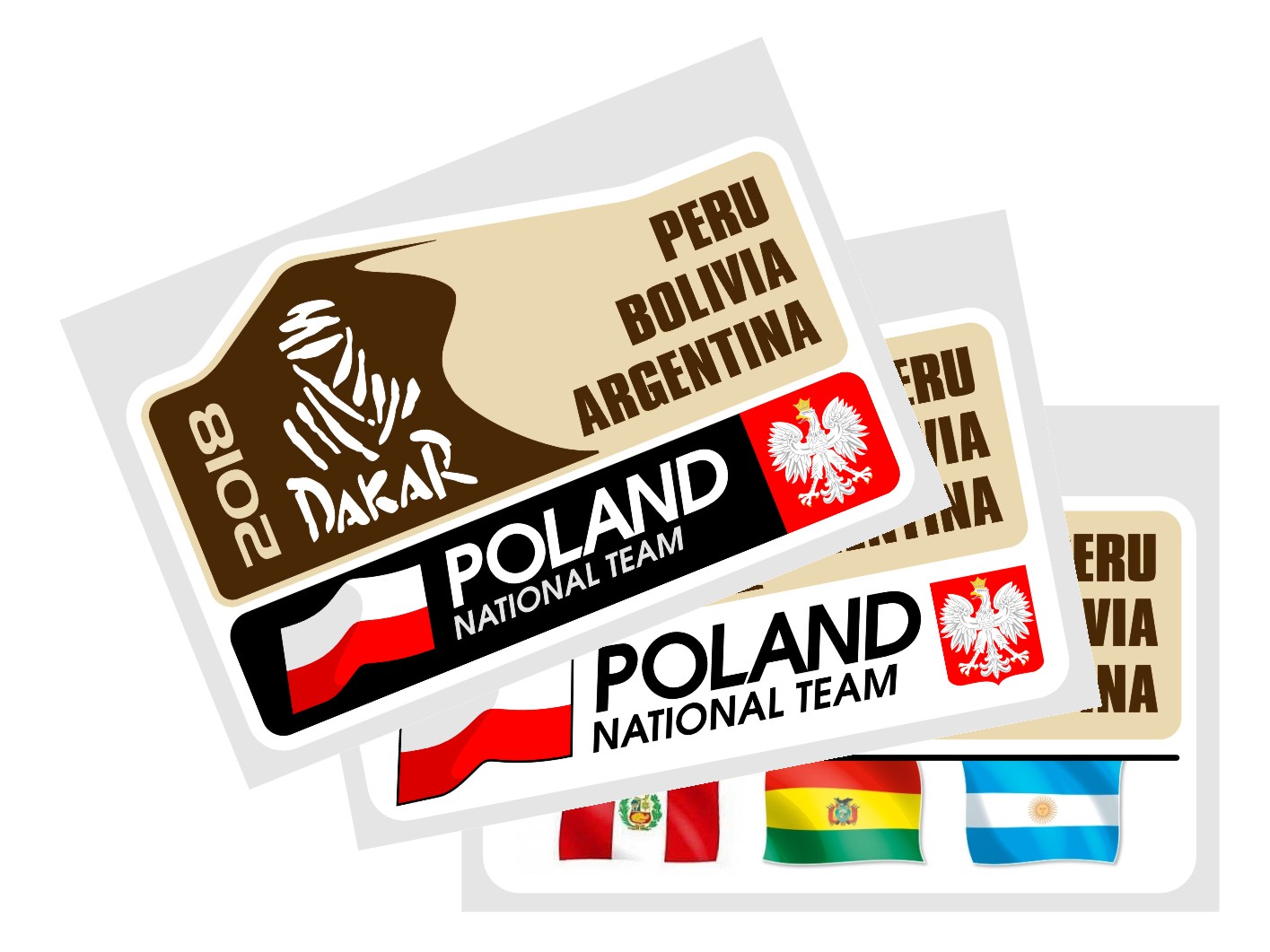 

Naklejki Dakar 2018 Poland National Team