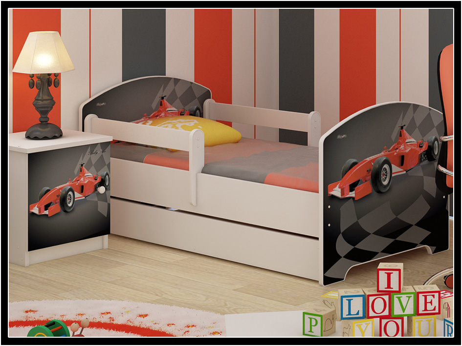 Łóżko dziecięce 160X80 BABY BOO materac + szuflada Kolekcja baby boo
