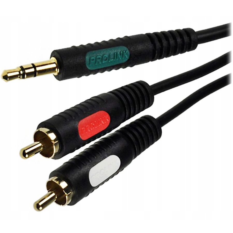 

Kabel 2 Rca-jack 3.5mm Audio Prolink Classic 1,2m