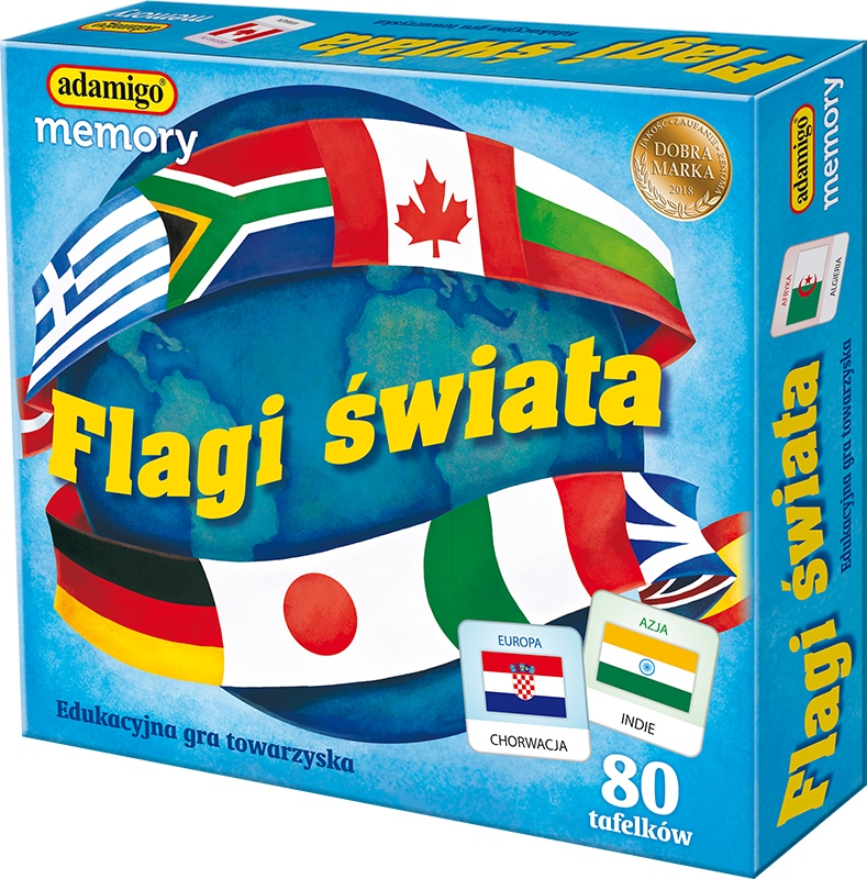 

Adamigo Flagi świata memory