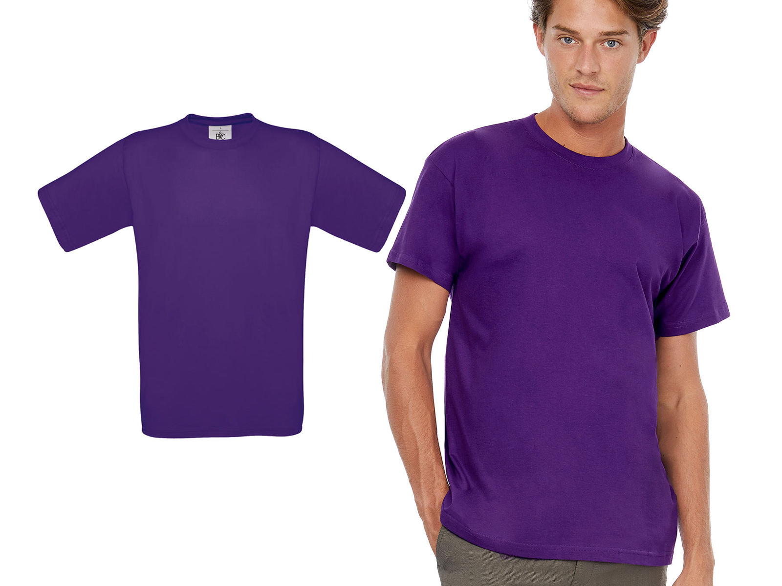 

Koszulka T-shirt B&c EXACT190 - Ring Spun XL