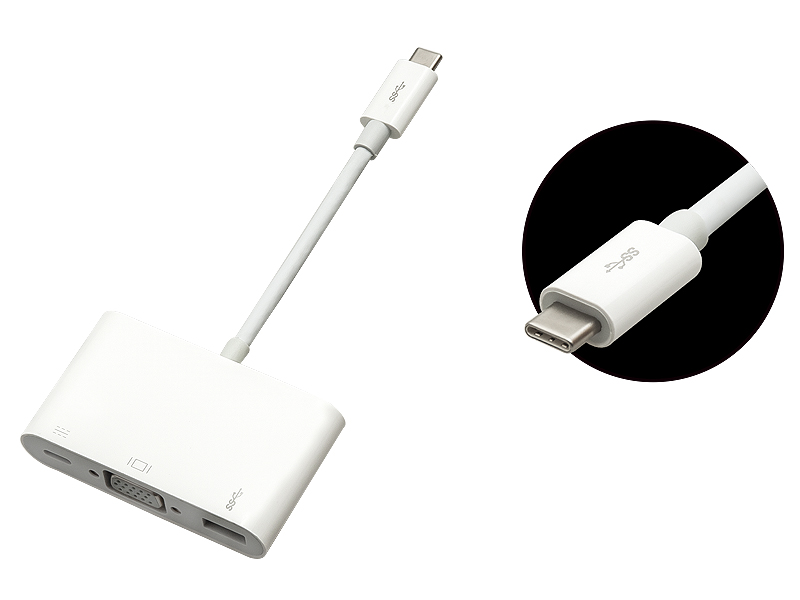 Víceportový Usb-c 3.1 gn Vga adaptér 76-102