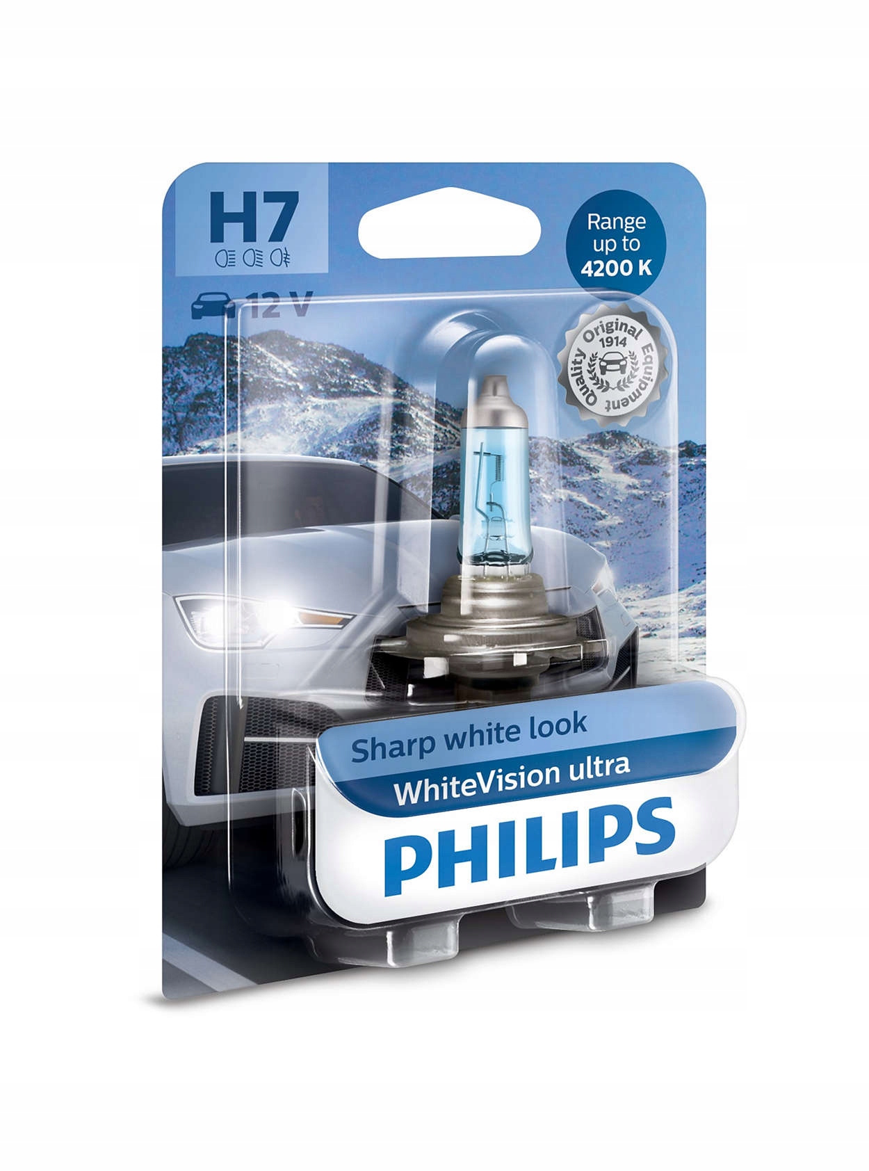 

Philips Żarówka H7 WhiteVision Ultra 4200K