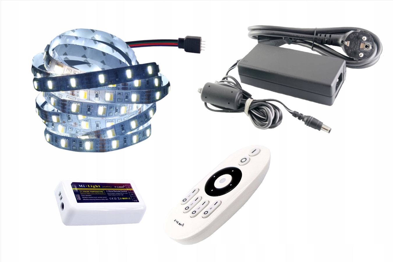 

Zestaw Led 300 Cct 5050 Mi-Light Premium biała 5m