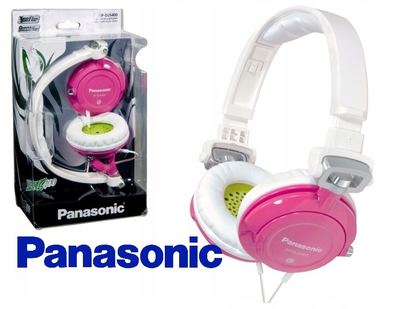 Słuchawki Panasonic RP-DJS400 różowe