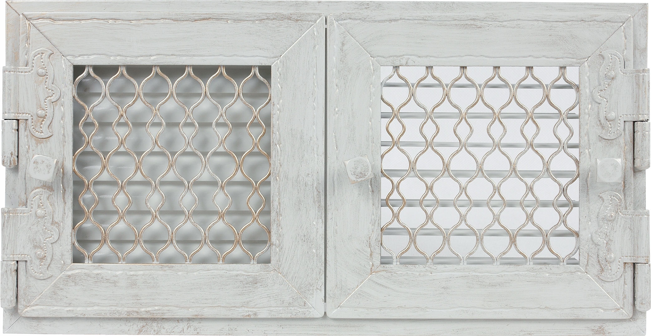 Krbová ventilačná mriežka Retro 22 biela