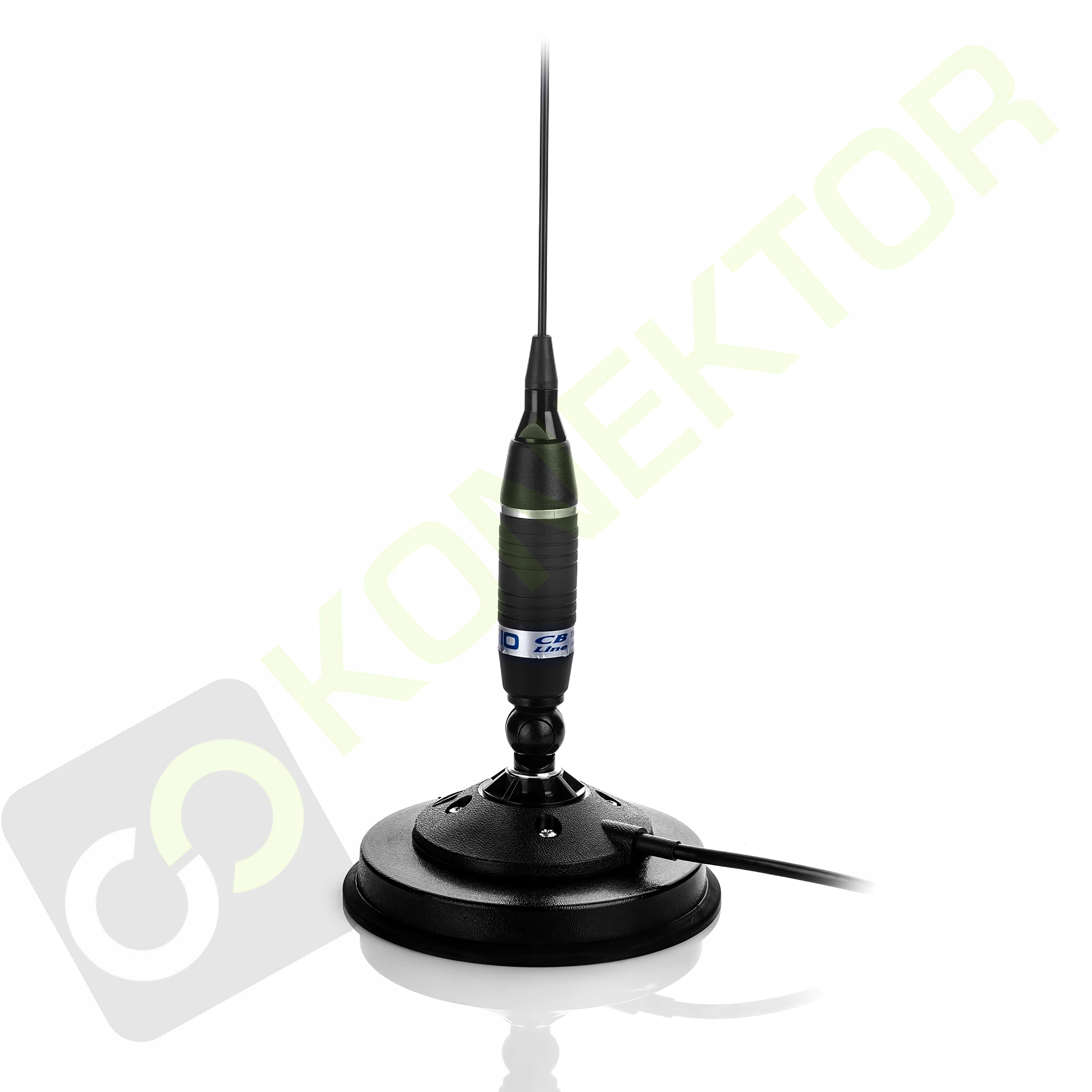 SIRIO OMEGA 27 BLACK 95cm MOCNY MAGNES kabel 6 m Producent anteny Sirio