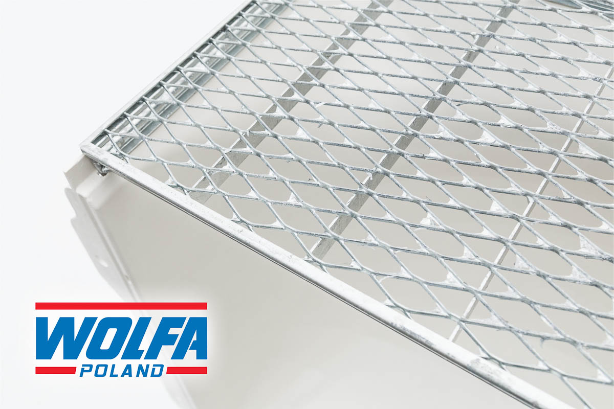 DOŚWIETLACZ PIWNICZNY ZSYP LICHTSCHACHT WOLFA 101X81X43 RUSZT SIATKOWY Kod producenta LI 101X81X43