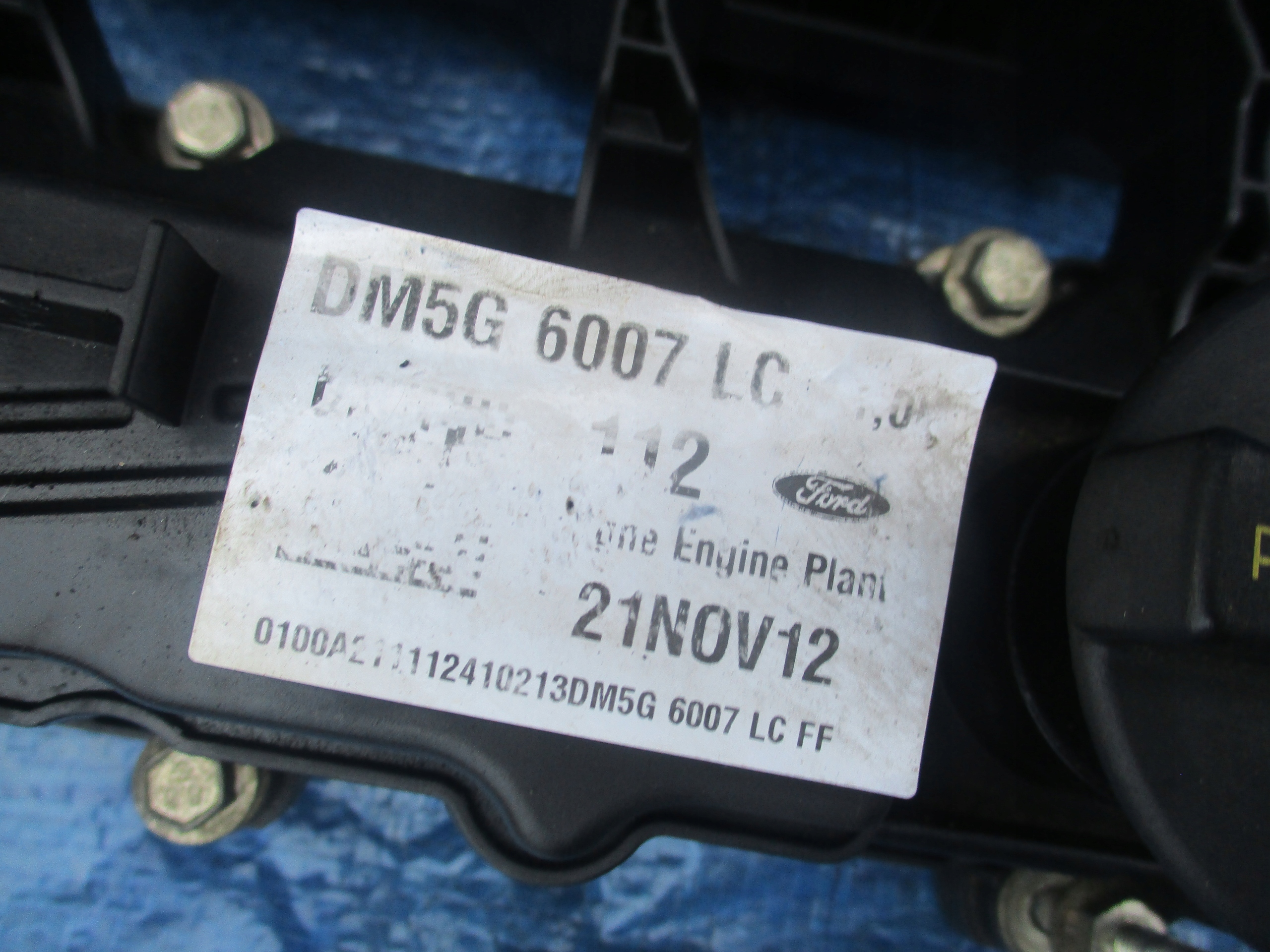 POKRYWA ZAWOROW FORD FOCUS MK3 FIESTA 1 0 ECOBOOST Engine Type Gasoline