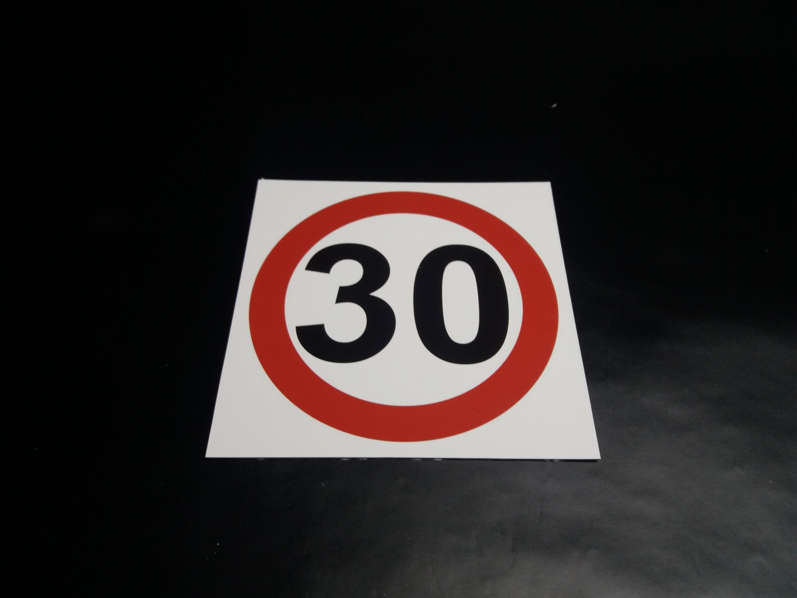 ZNAK OGRANICZENIE PRĘDKOŚCI 30 km/h 40x40 cm 3mm Kod producenta Tabliczki